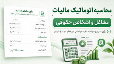 محاسبه مالیات مشاغل و اشخاص حقوقی